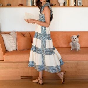 Sea New York Arlo Sleeveless Smocked Dress NWT size M Medium